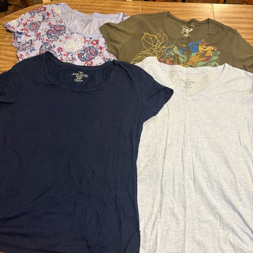 Womens Tee Shirt Lot SizeXL Cotton